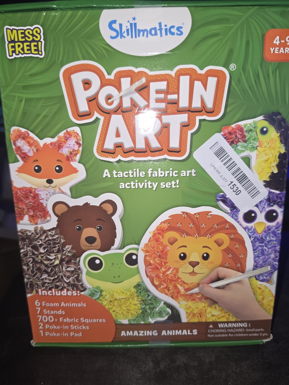 Poke-In Art Kids Craft Kit — Green & Multicolor